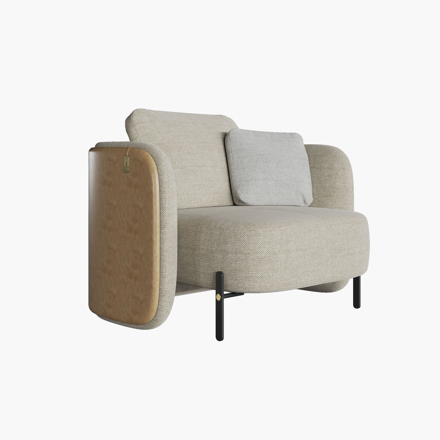 Flot Signle Sofa – Sofa đơn phong cách Bắc Âu, chất liệu nhập khẩu