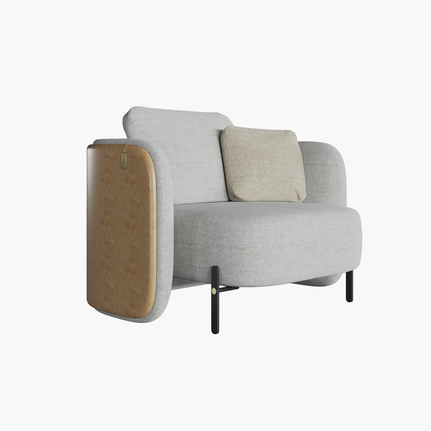 Flot Signle Sofa – Sofa đơn phong cách Bắc Âu, chất liệu nhập khẩu