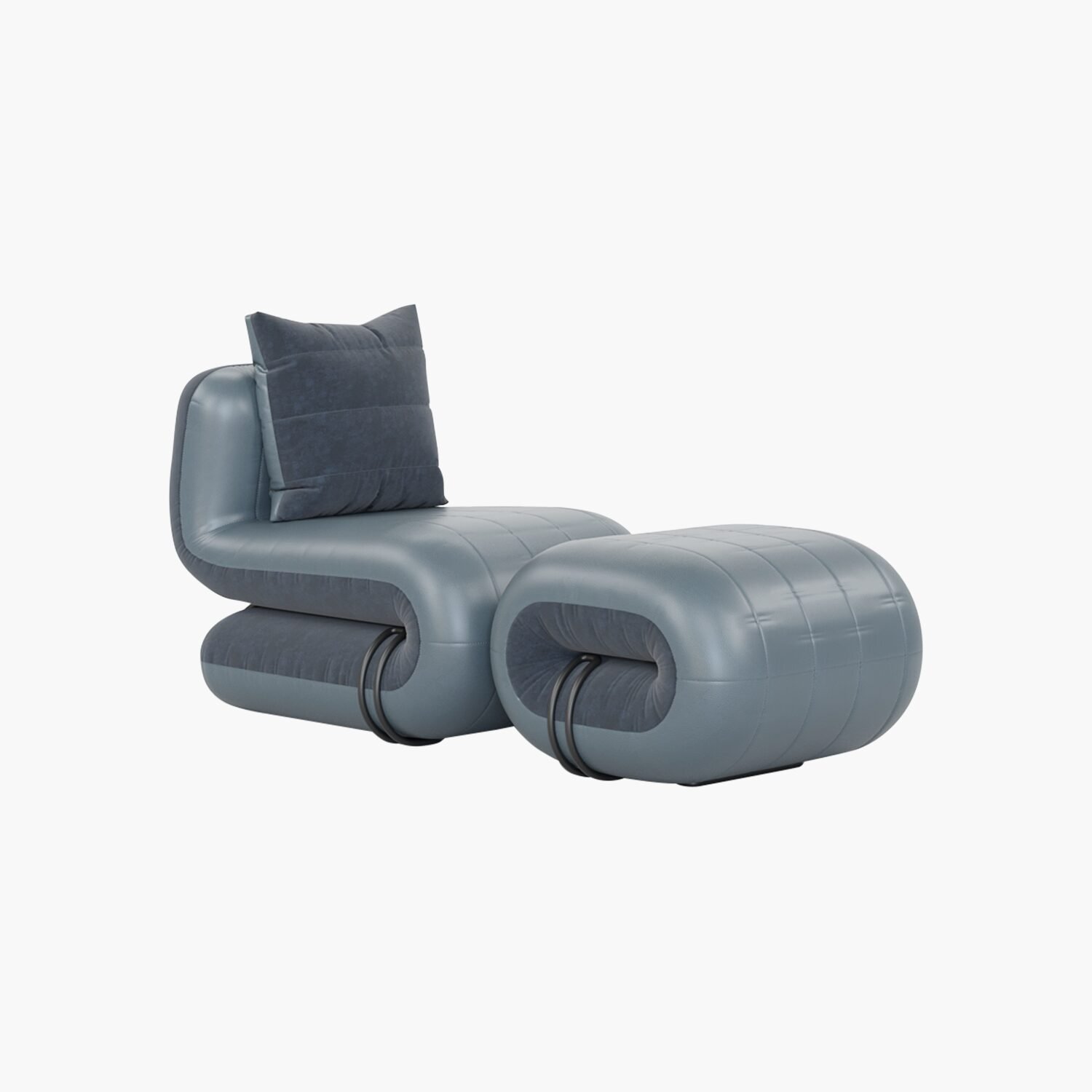 Shell Chaise Lounge - ghế lounge phong cách Bắc Âu, chất liệu cao cấp