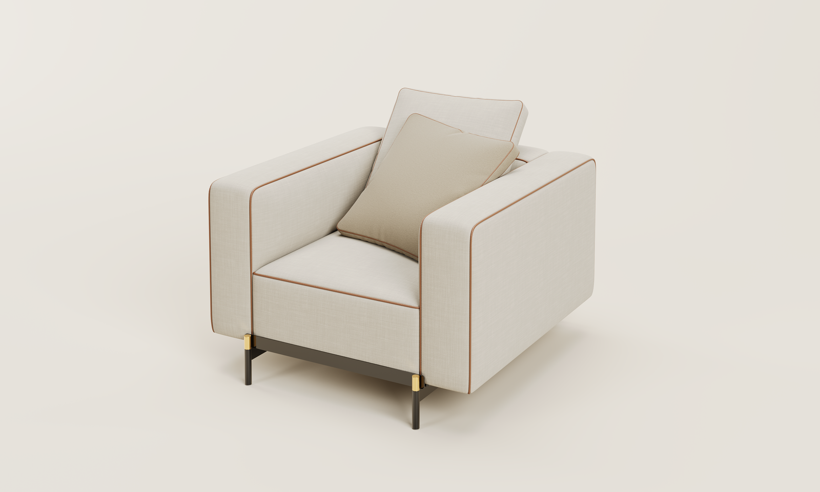 UNI Single Sofa – Sofa đơn phong cách Bắc Âu, chất liệu nhập khẩu