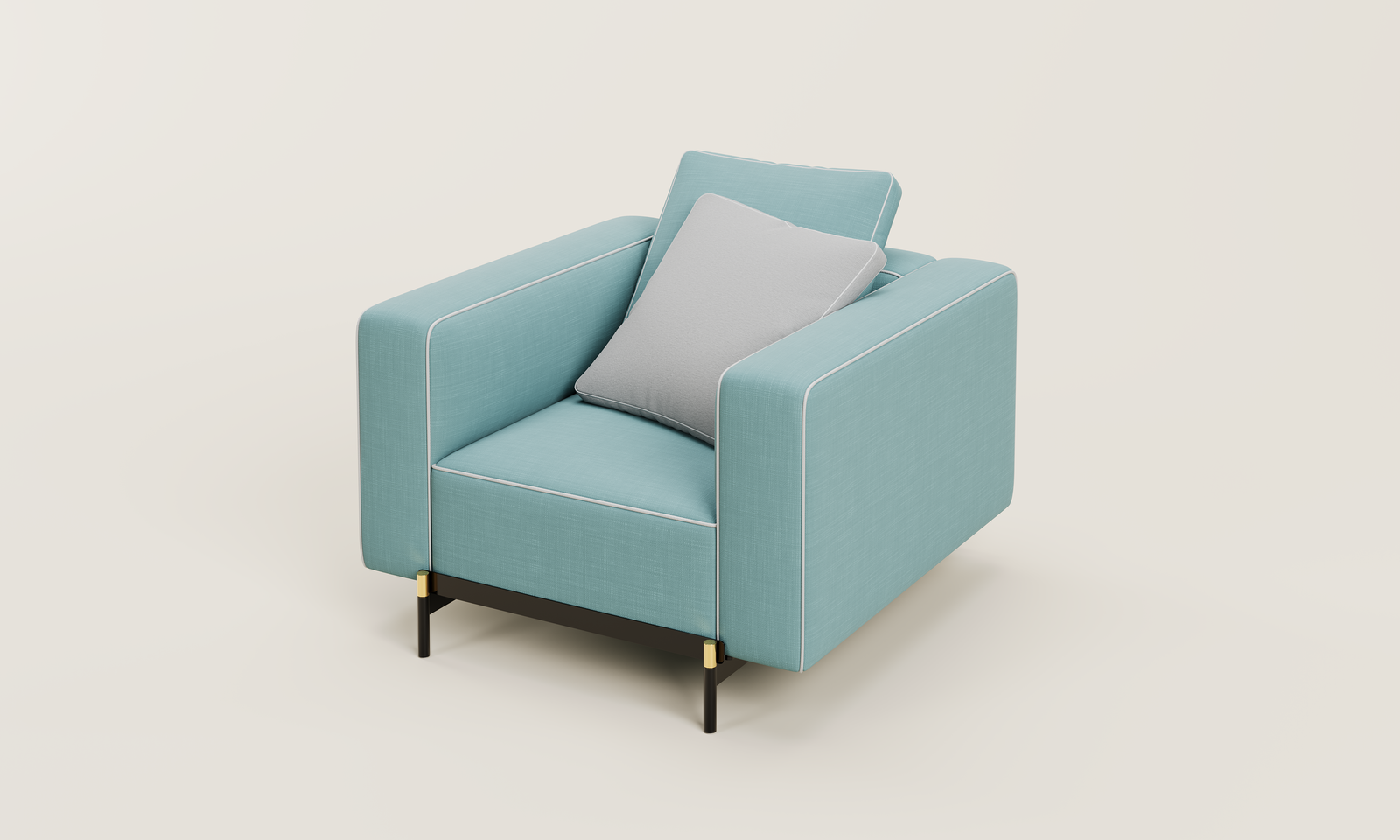 UNI Single Sofa – Sofa đơn phong cách Bắc Âu, chất liệu nhập khẩu