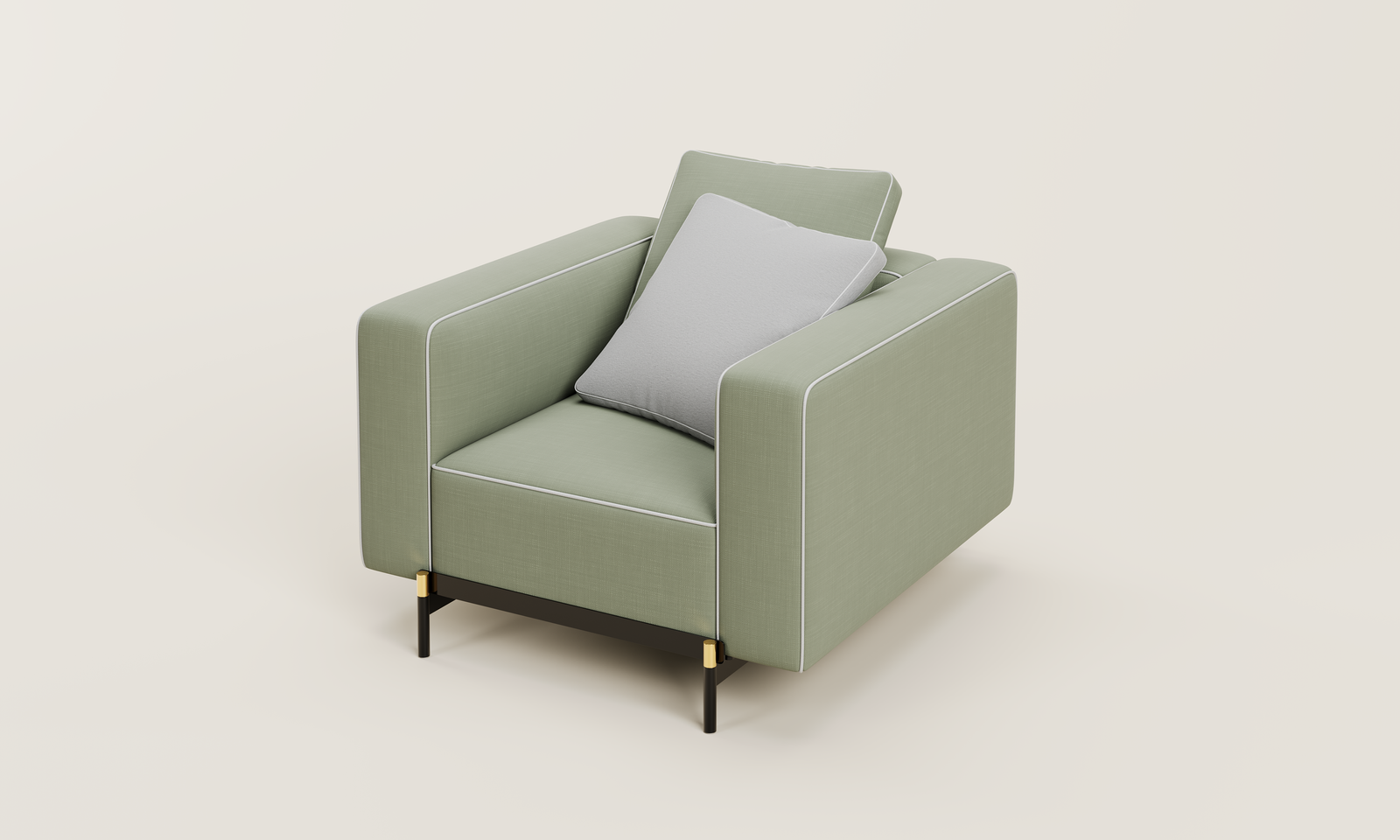 UNI Single Sofa – Sofa đơn phong cách Bắc Âu, chất liệu nhập khẩu