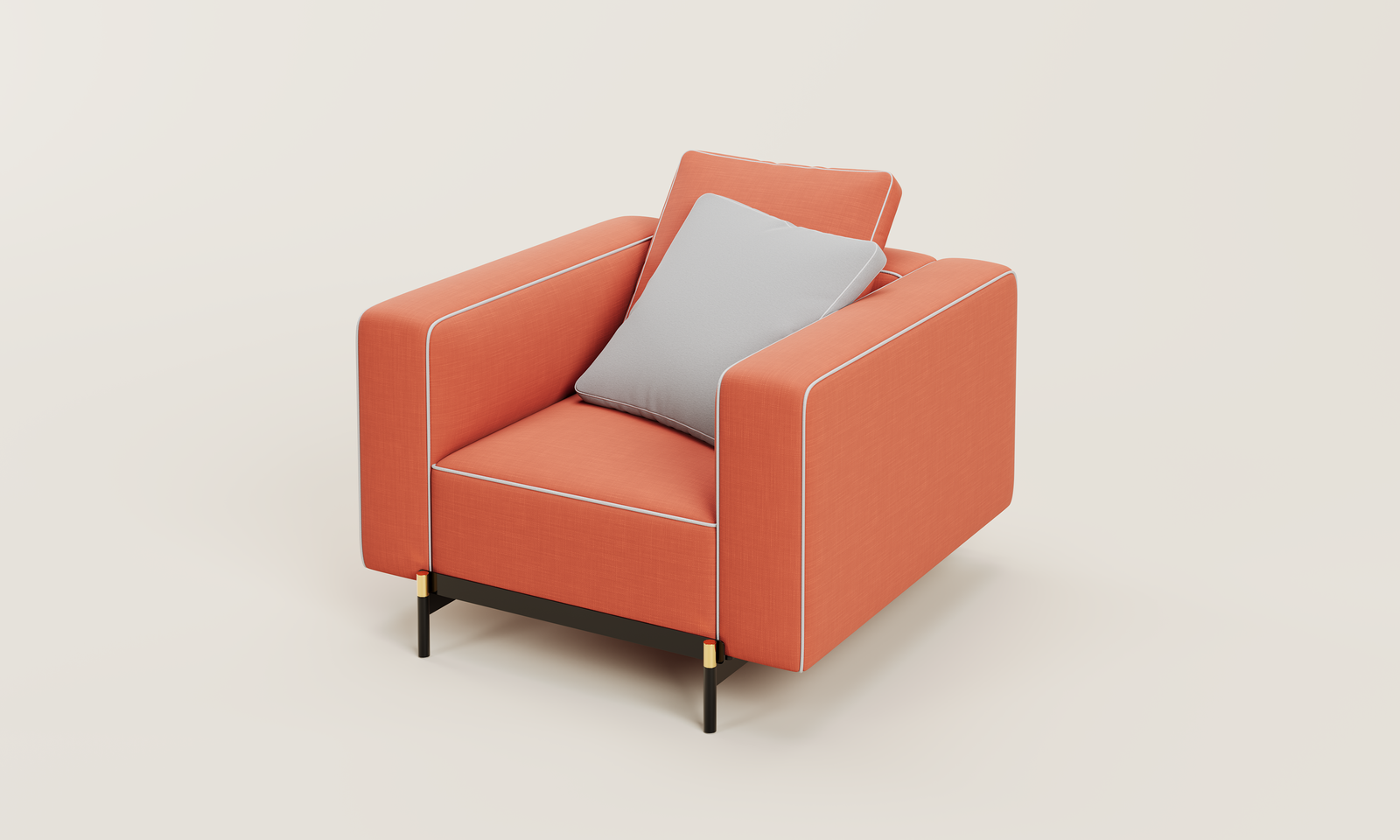 UNI Single Sofa – Sofa đơn phong cách Bắc Âu, chất liệu nhập khẩu