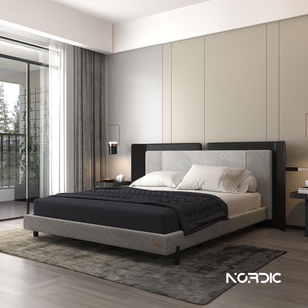 Sovn Bed – Giường ngủ phong cách Bắc Âu, chất liệu nhập khẩu cao cấp