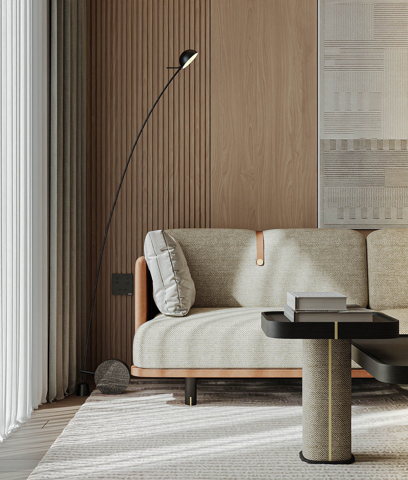 Semina Sofa – Sofa chữ I phong cách Bắc Âu, chất liệu cao cấp