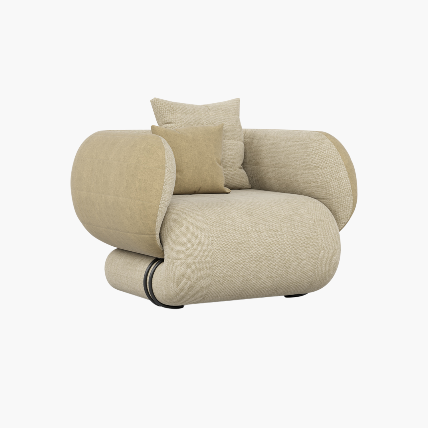 Shell Single Sofa – Sofa đơn phong cách Bắc Âu, chất liệu nhập khẩu