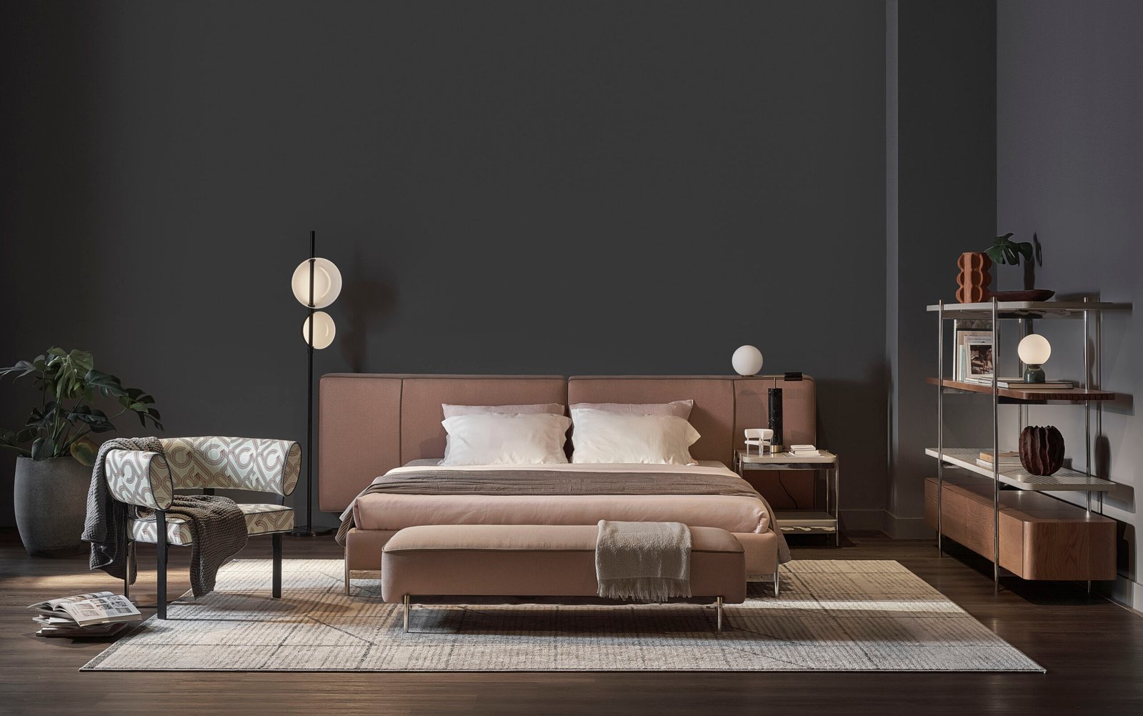 Mono Bed – Giường ngủ phong cách Bắc Âu, chất liệu nhập khẩu cao cấp