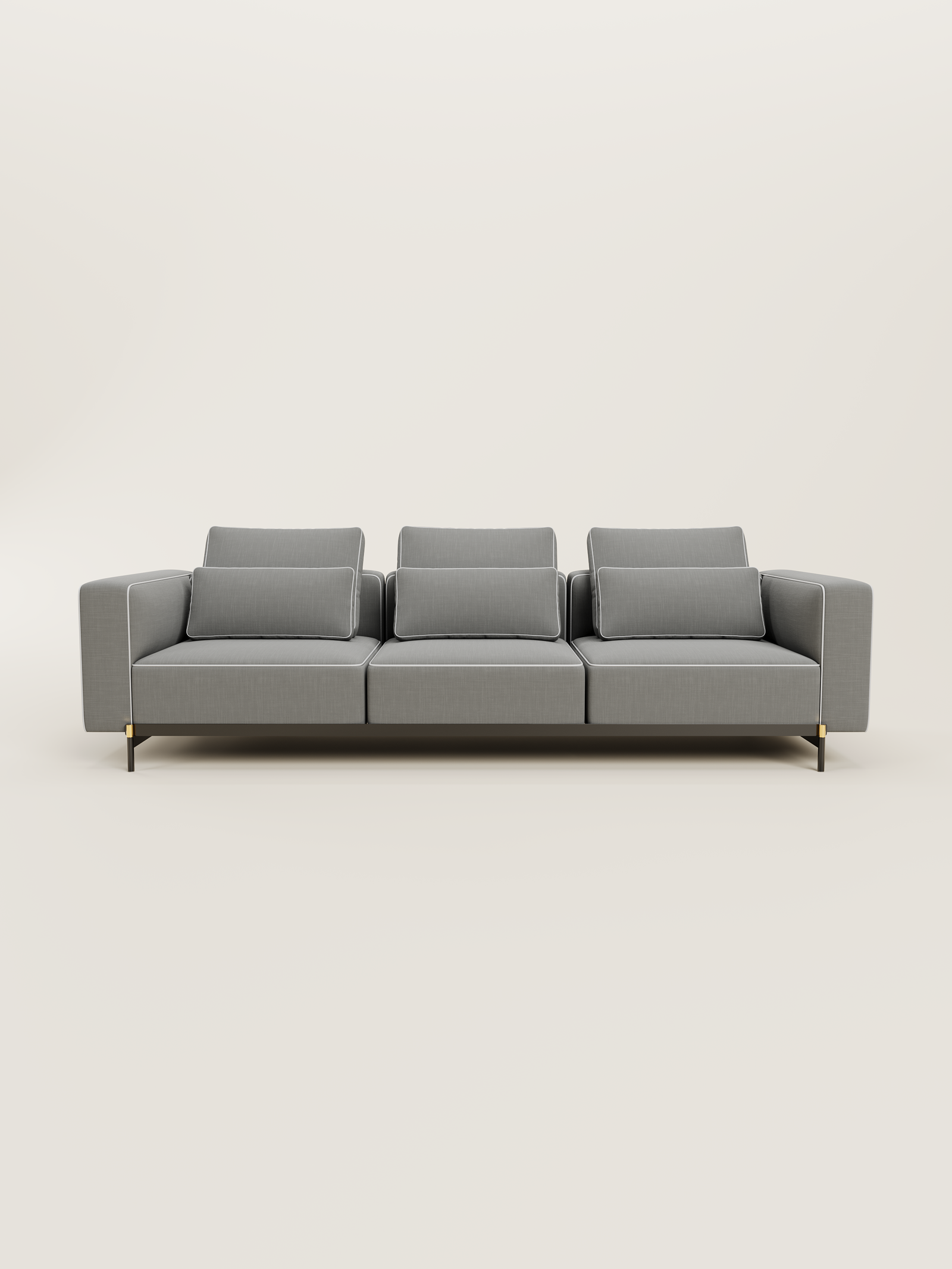 UNI I ABC Sofa – Sofa module chữ I 3 chỗ phong cách Bắc Âu, chất liệu cao cấp