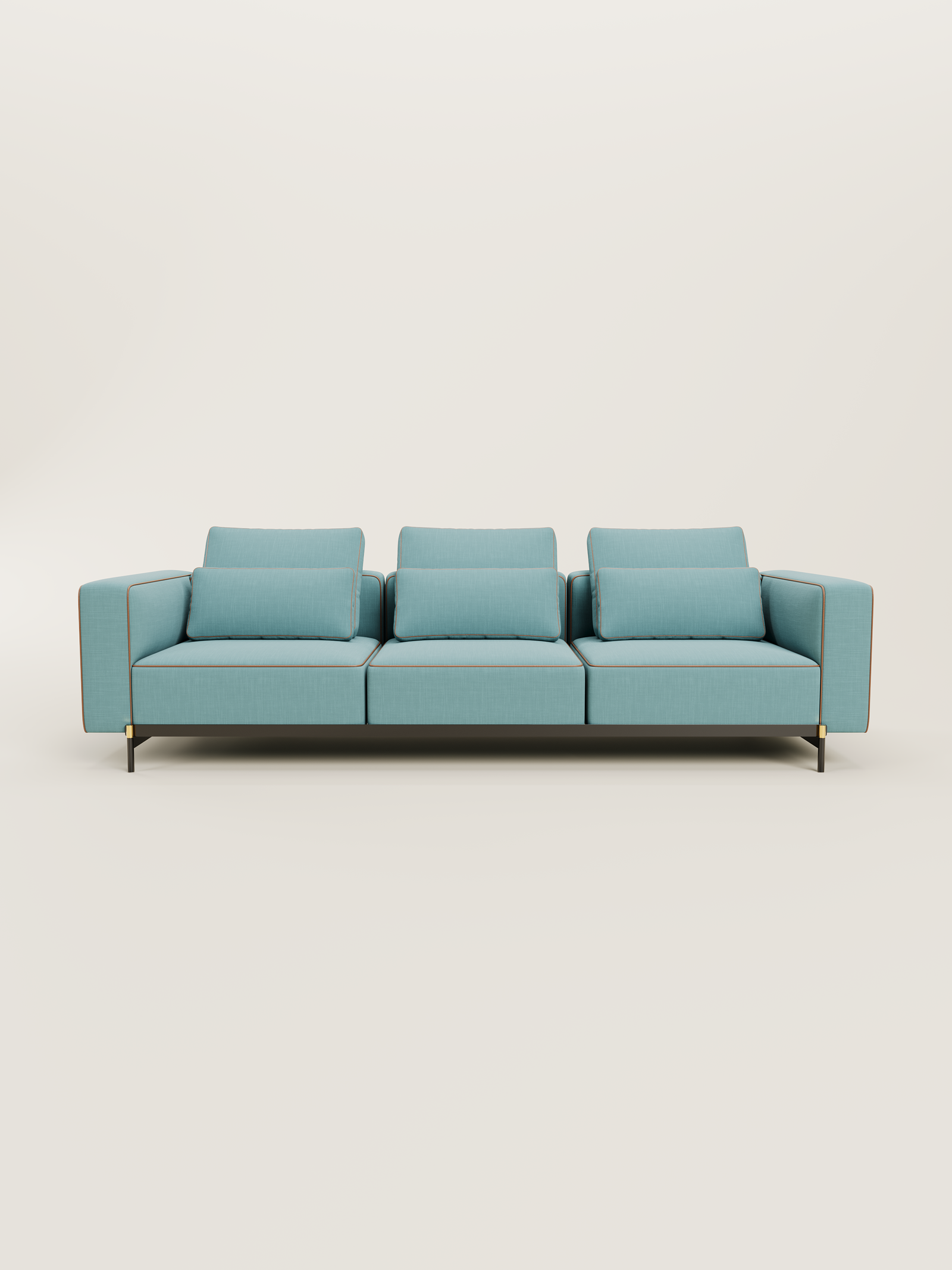UNI I ABC Sofa – Sofa module chữ I 3 chỗ phong cách Bắc Âu, chất liệu cao cấp