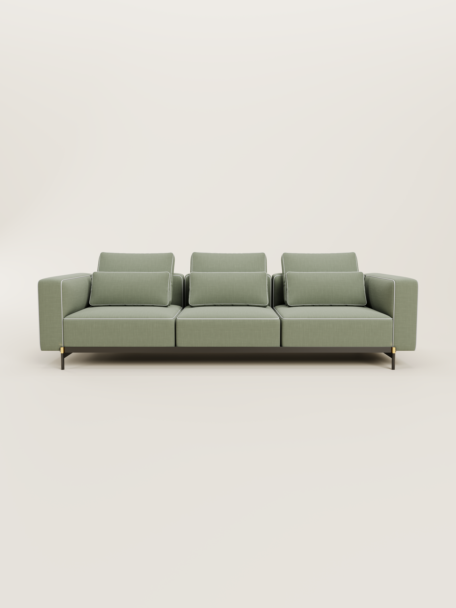 UNI I ABC Sofa – Sofa module chữ I 3 chỗ phong cách Bắc Âu, chất liệu cao cấp