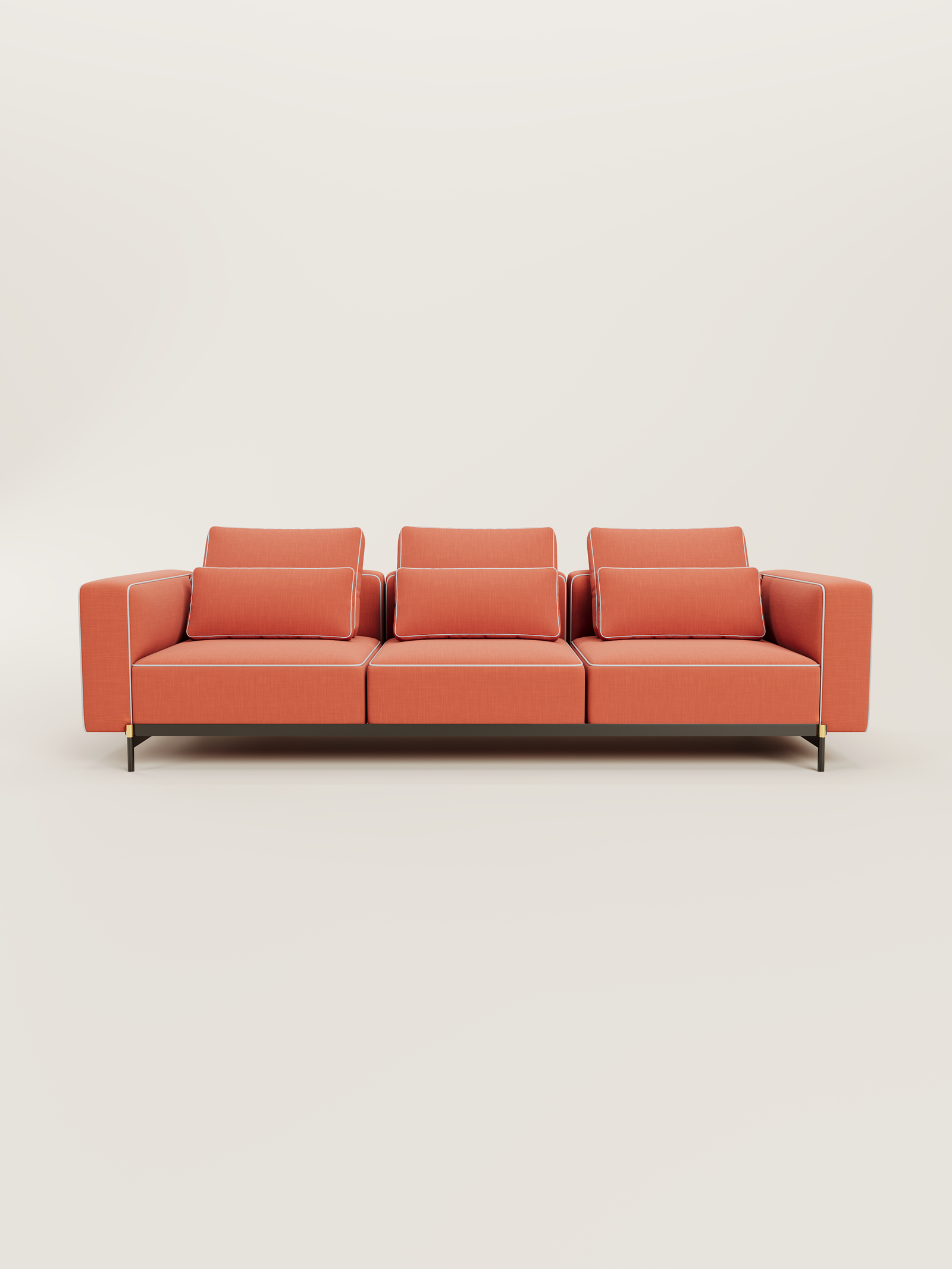 UNI I ABC Sofa – Sofa module chữ I 3 chỗ phong cách Bắc Âu, chất liệu cao cấp